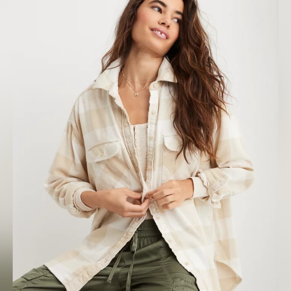 Aerie Lumber Jane Flannel Shirt